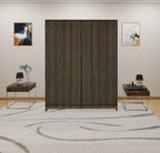 Vertical Queen Wall Bed Spanish Dark