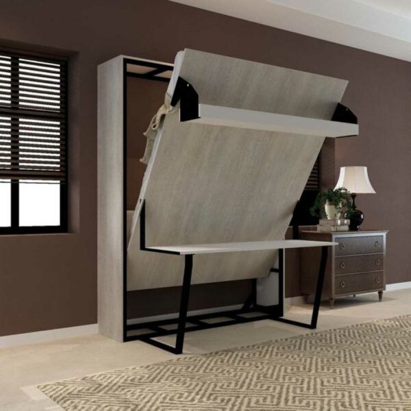 Indiana Wall Bed with Horizontal Table & Headboard