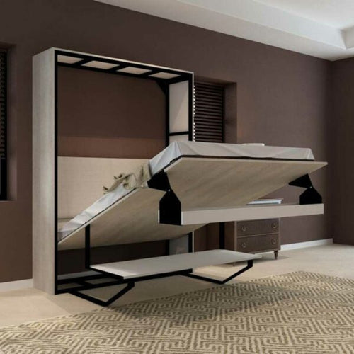 Indiana Wall Bed with Horizontal Table & Headboard