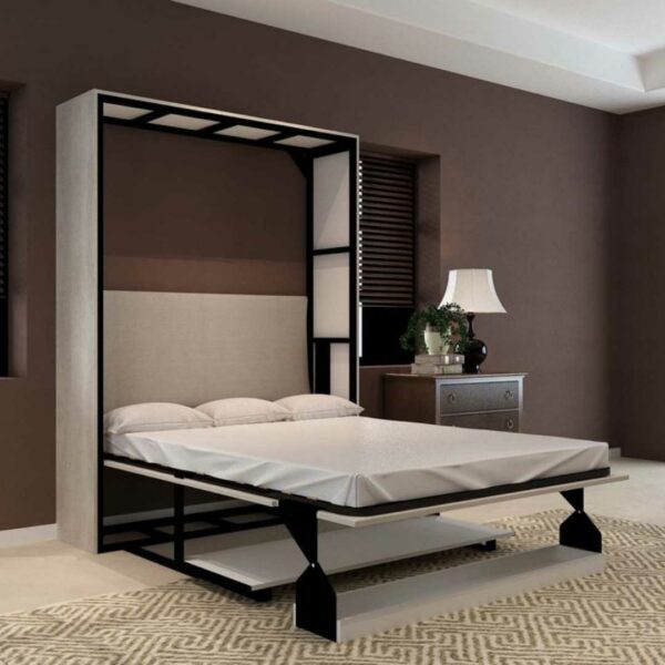 Indiana Wall Bed with Horizontal Table & Headboard