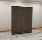 Vertical Queen Wall Bed Spanish Dark