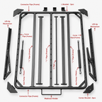 Lift-up Metal Bed Frame Top (1800 x 2000 mm)