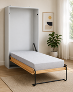 Vertical Single Wall Bed (900x1900)