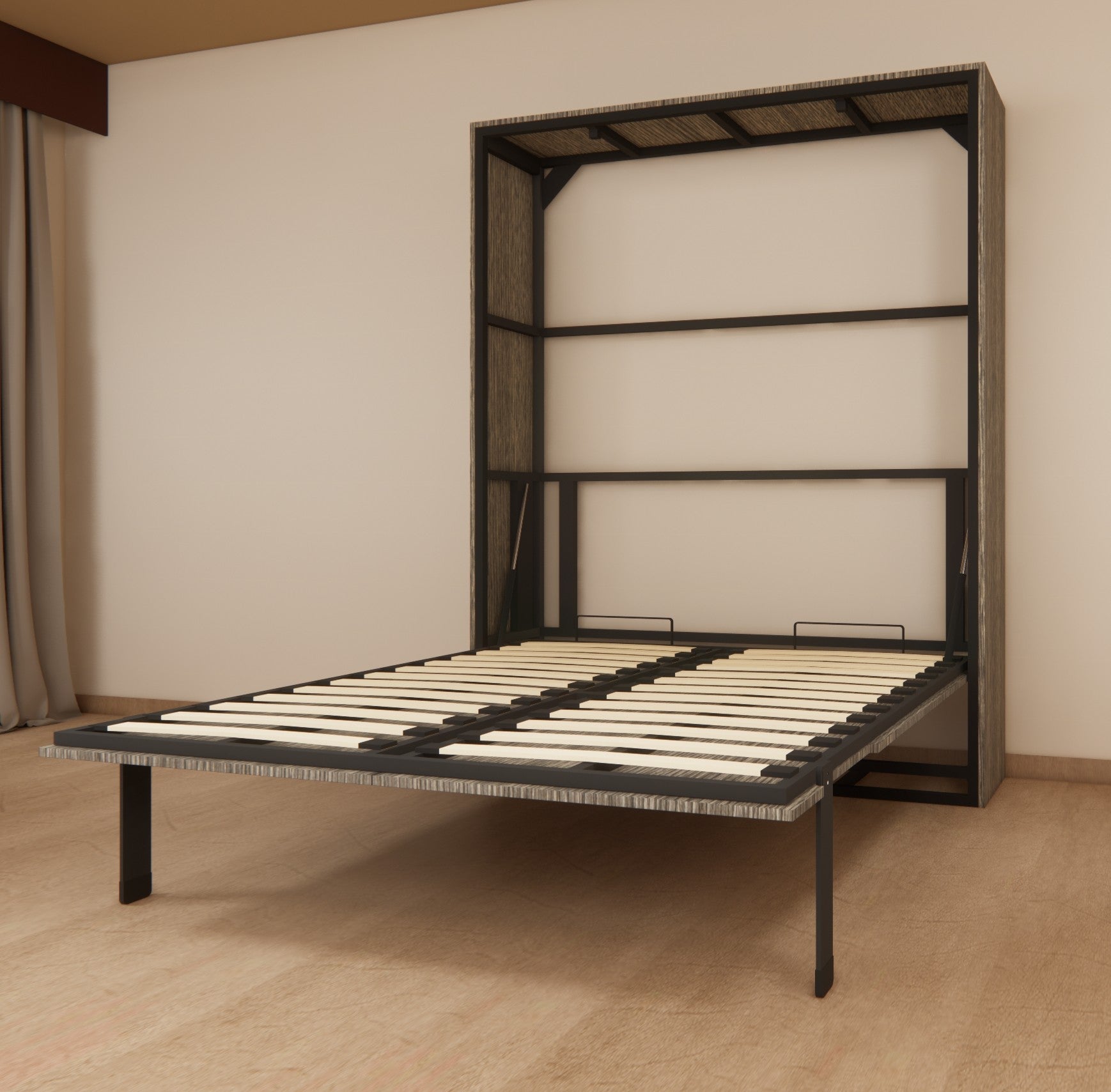 Indiana Wall Bed Spanish Dark