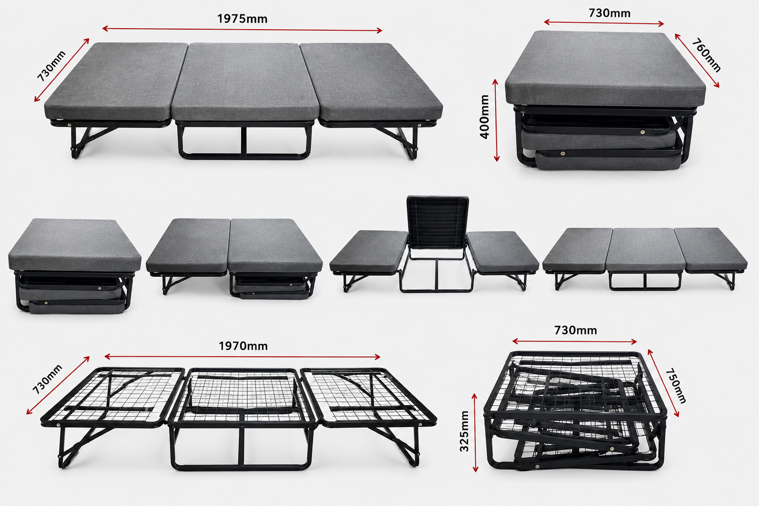 Eurasia Center Cum Folding Bed – Hardware & Fittings