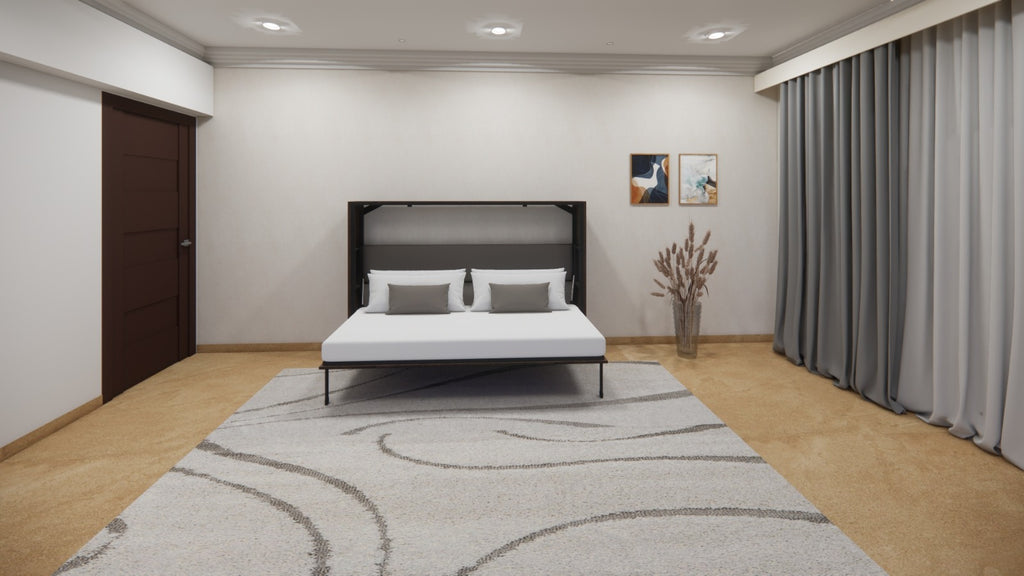 Horizontal Wall Bed Mouldau Acacia