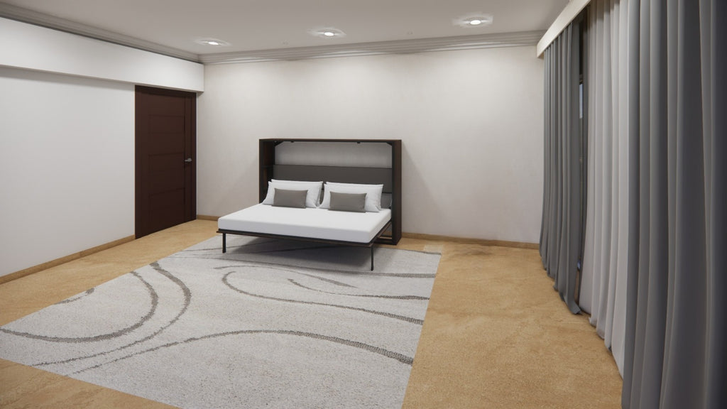 Horizontal Wall Bed Mouldau Acacia