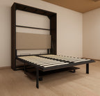 Indiana Wall Bed With Horizontal Study Table Moldau Acacia