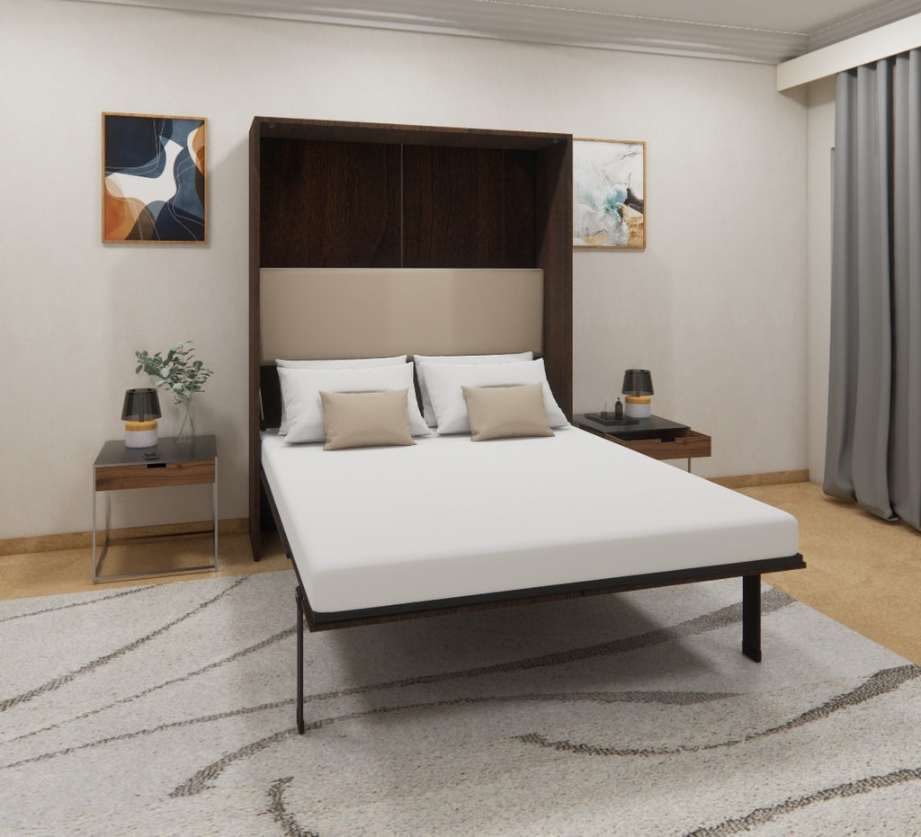 Vertical Queen Wall Bed Mouldau Acacia