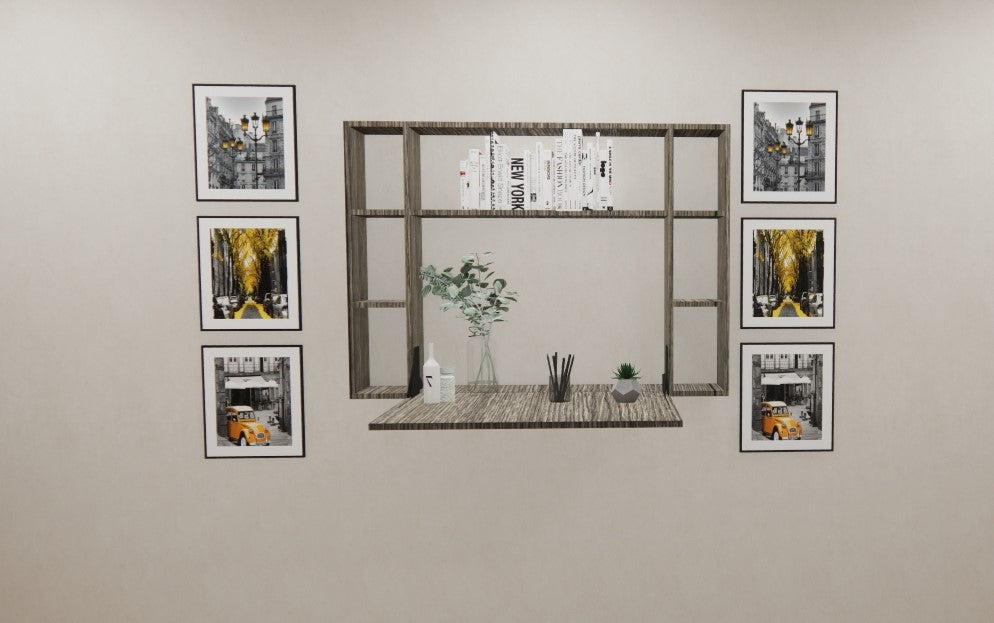 Study Cum Shelf Spanish Dark (Only Fitting With Top Shelf)