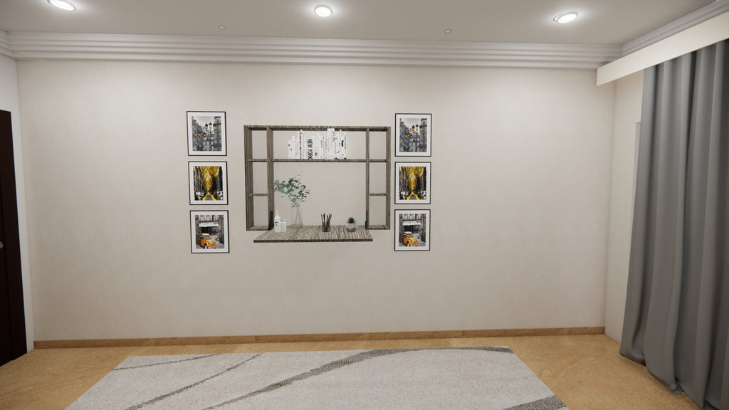 Study Cum Shelf Spanish Dark (Only Fitting With Top Shelf)