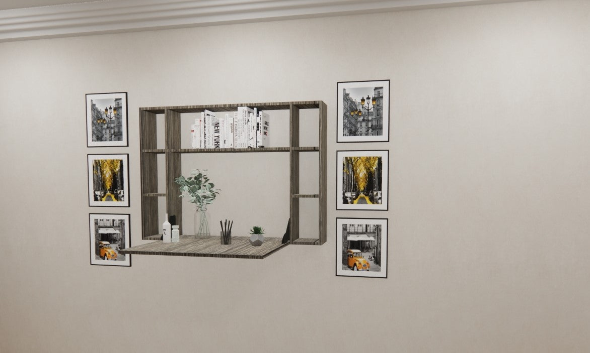 Study Cum Shelf Spanish Dark (Only Fitting With Top Shelf)