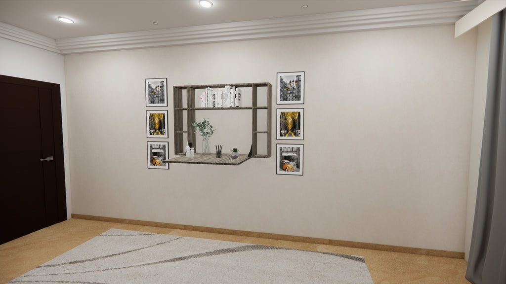 Study Cum Shelf Spanish Dark (Only Fitting With Top Shelf)