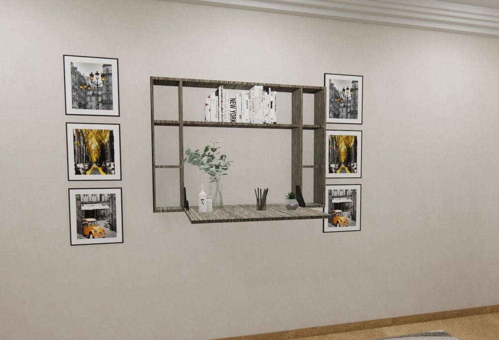 Study Cum Shelf Spanish Dark (Only Fitting With Top Shelf)