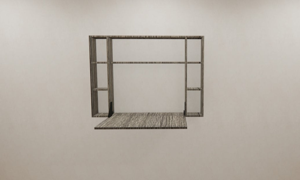 Study Cum Shelf Spanish Dark (Only Fitting With Top Shelf)