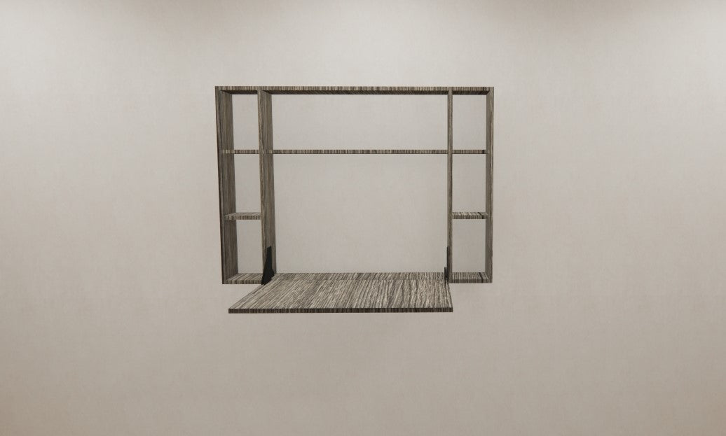 Study Cum Shelf Spanish Dark (Only Fitting With Top Shelf)