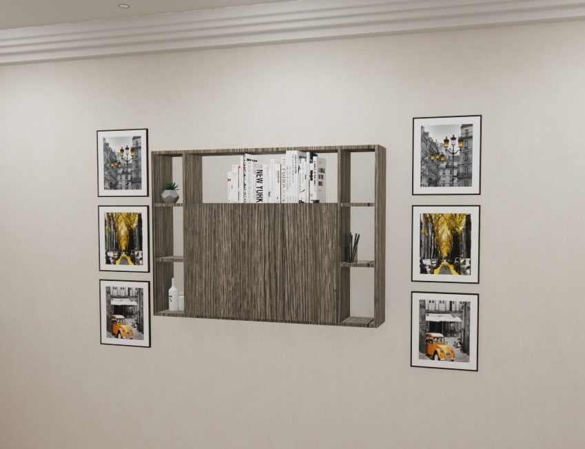 Study Cum Shelf Spanish Dark (Only Fitting With Top Shelf)