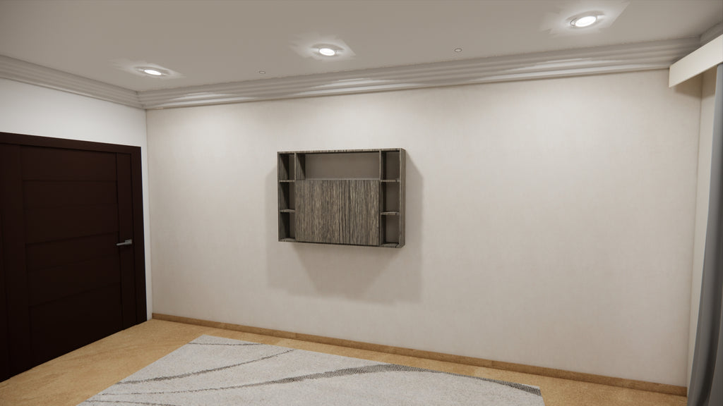 Study Cum Shelf Spanish Dark (Only Fitting With Top Shelf)