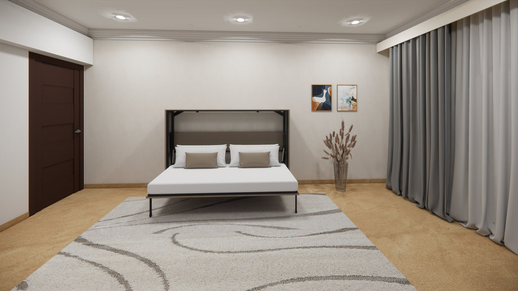 Horizontal Wall Bed Irish Cream