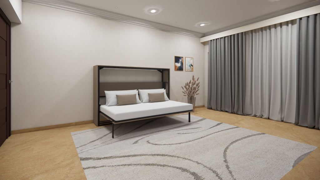 Horizontal Wall Bed Irish Cream