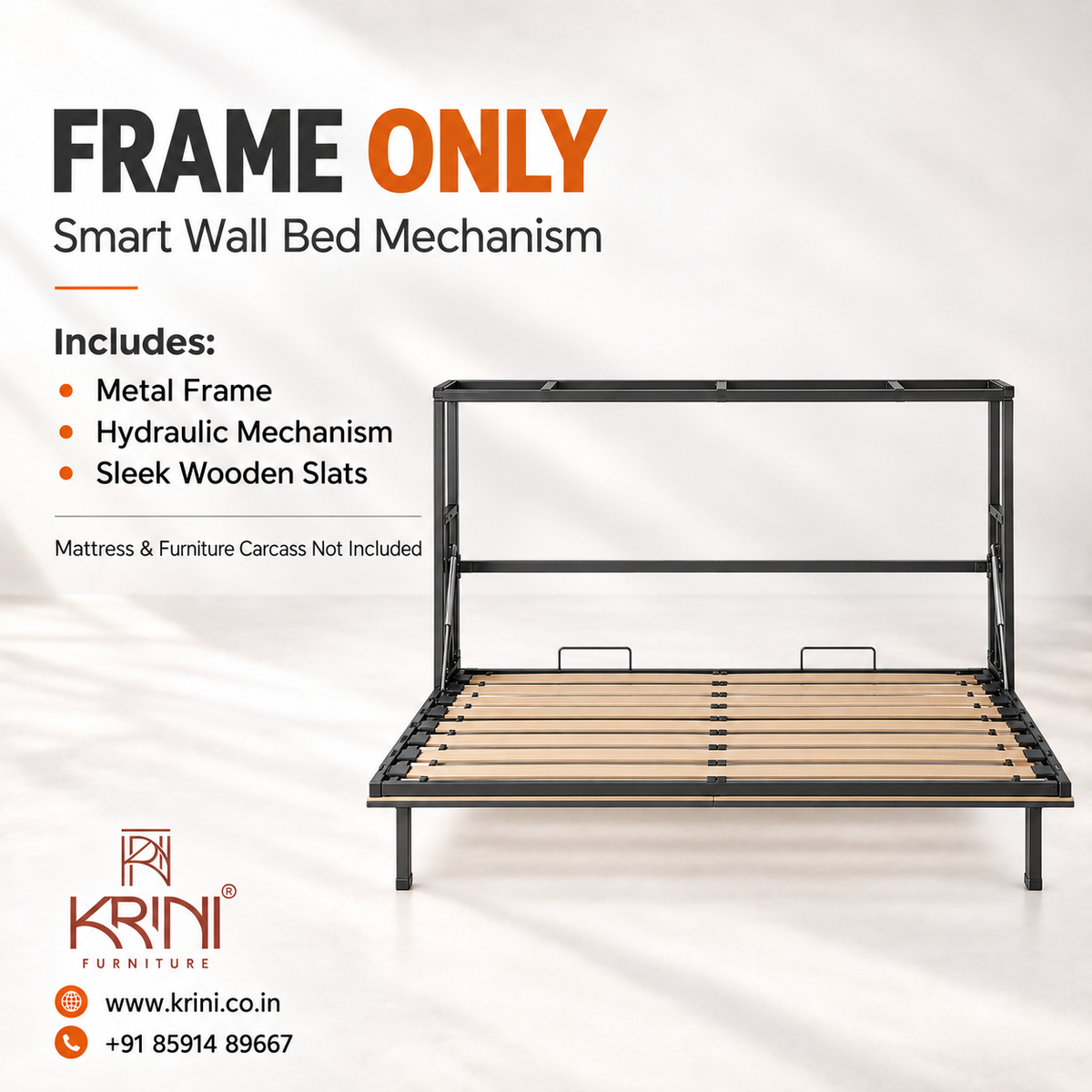Horizontal Wall Bed - Frame