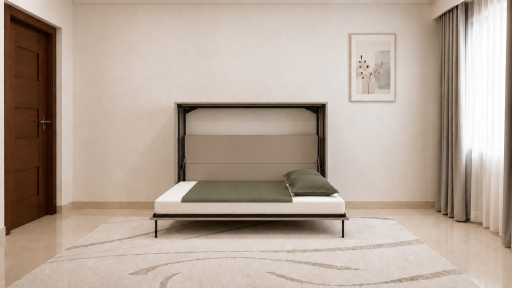 Horizontal Wall Bed Irish Cream