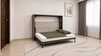 Horizontal Wall Bed Spanish Dark