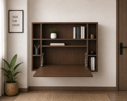 Study Cum Shelf Mouldau Acacia