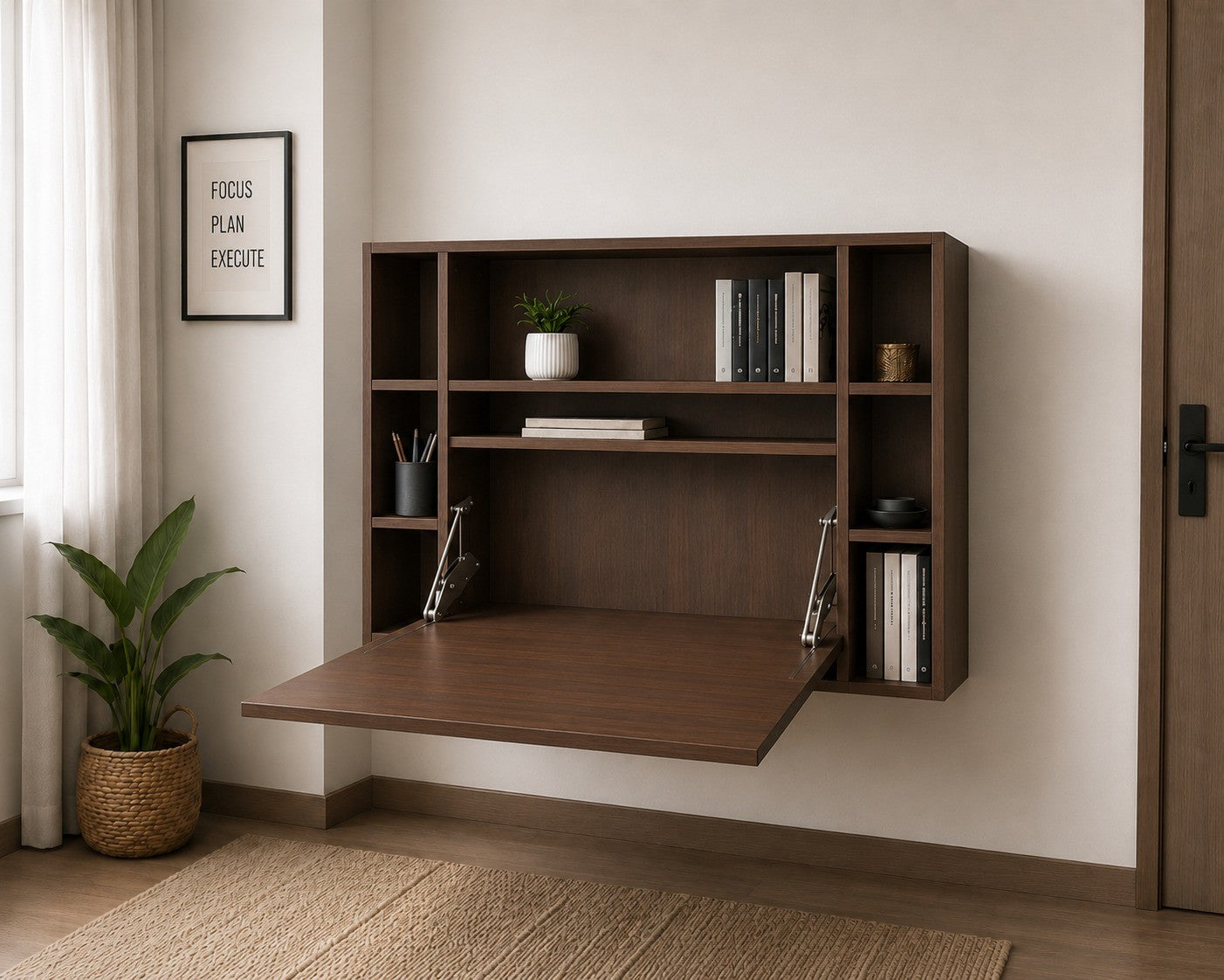 Study Cum Shelf Mouldau Acacia