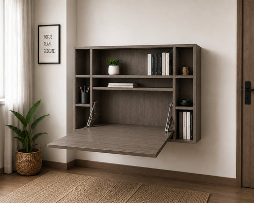 Study Cum Shelf Spanish Dark