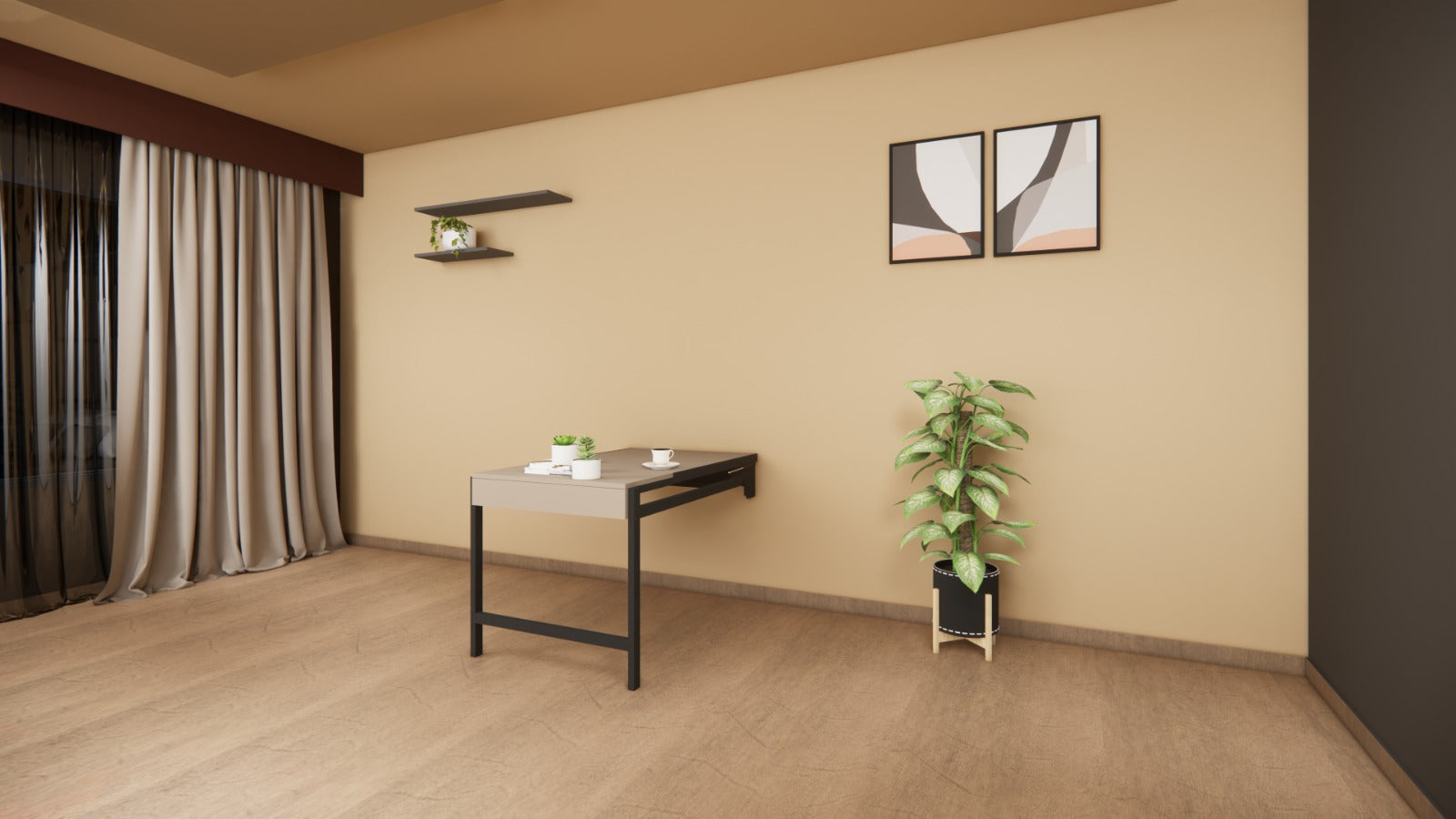 Wall Mounted Table Irish Cream