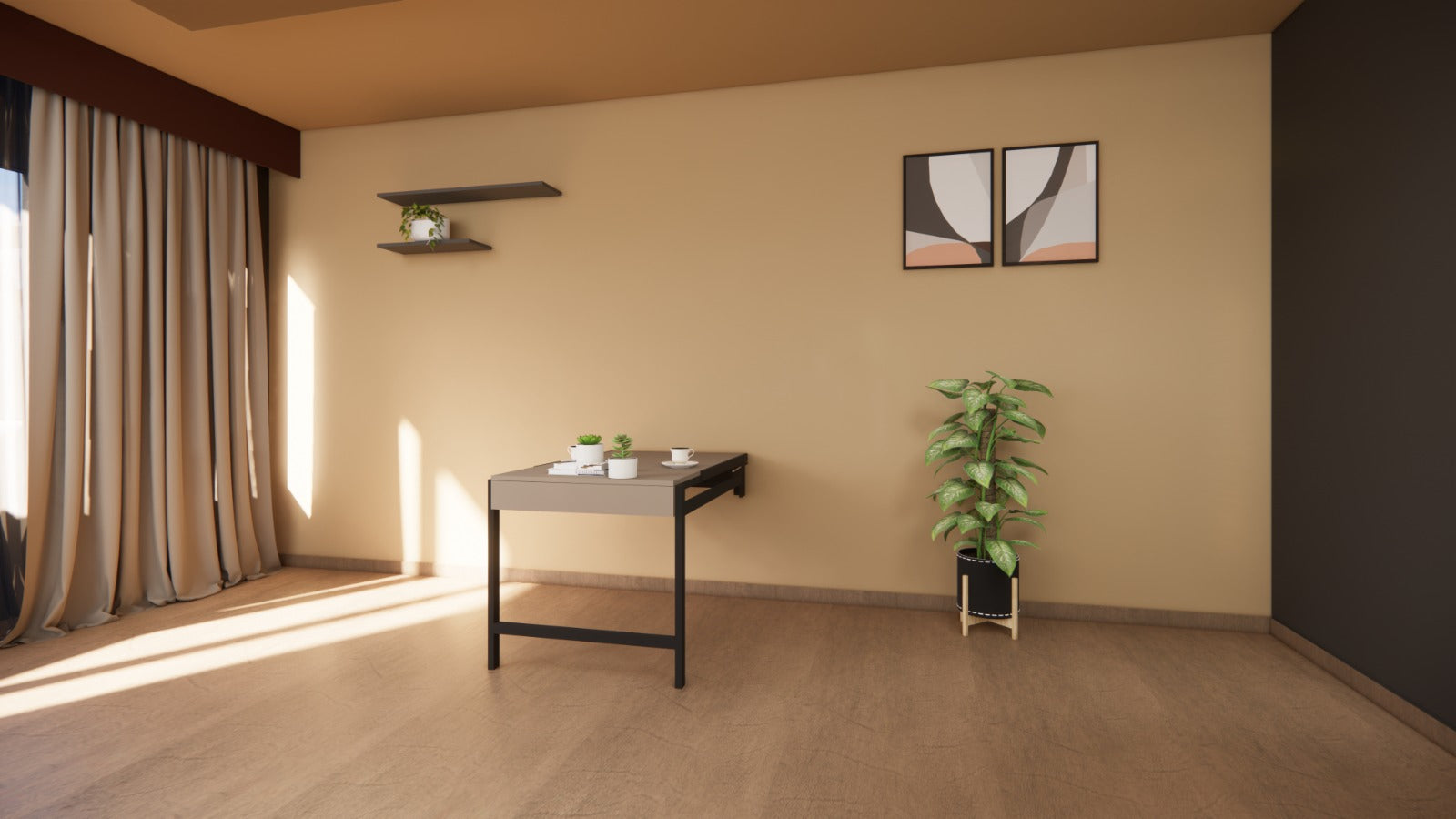 Wall Mounted Table Irish Cream