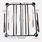 Lift-up Metal Bed Frame Top (1800 x 2000 mm)