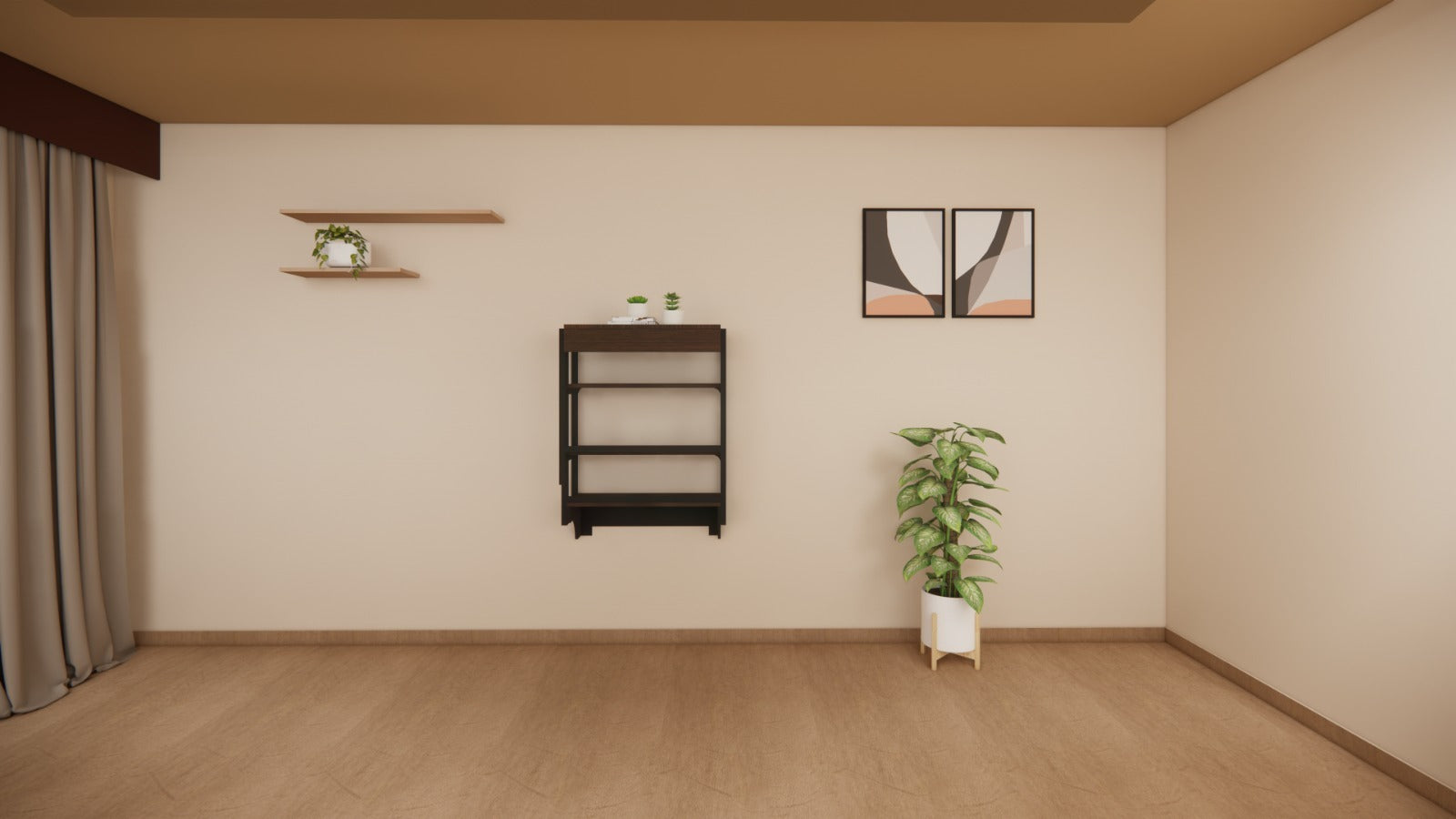 Wall Mounted Table Spanish Dark