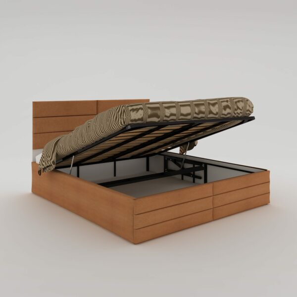 Queen Size Double Bed with Hydraulic Storage – Twine Line